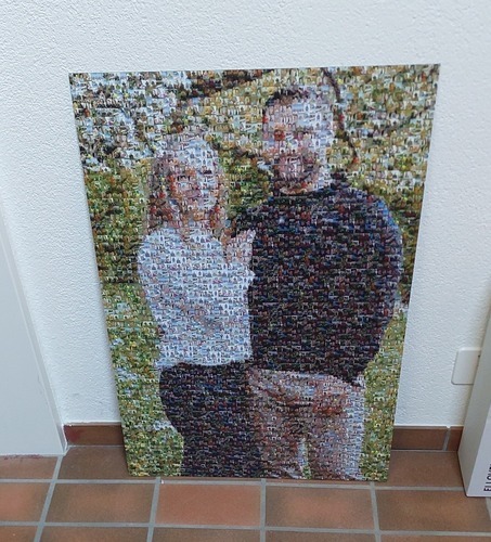 Kundenfoto von Daniel für Bewertung Druck Fotomosaik [Online] Dibond 50x75cm