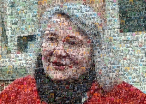 Kundenfoto von Gudrun für Bewertung Druck Fotomosaik [Online] Poster 70x50cm